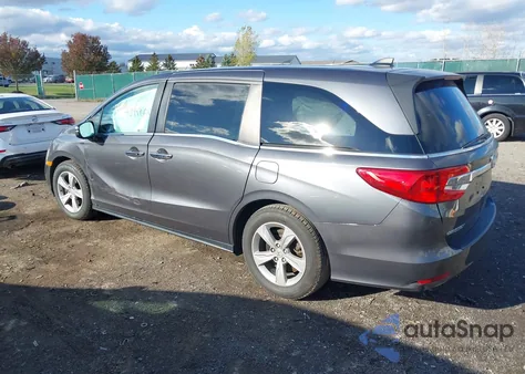 2018 Honda Odyssey Ex from USA, damaged, VIN 5FNRL6H54JB102177